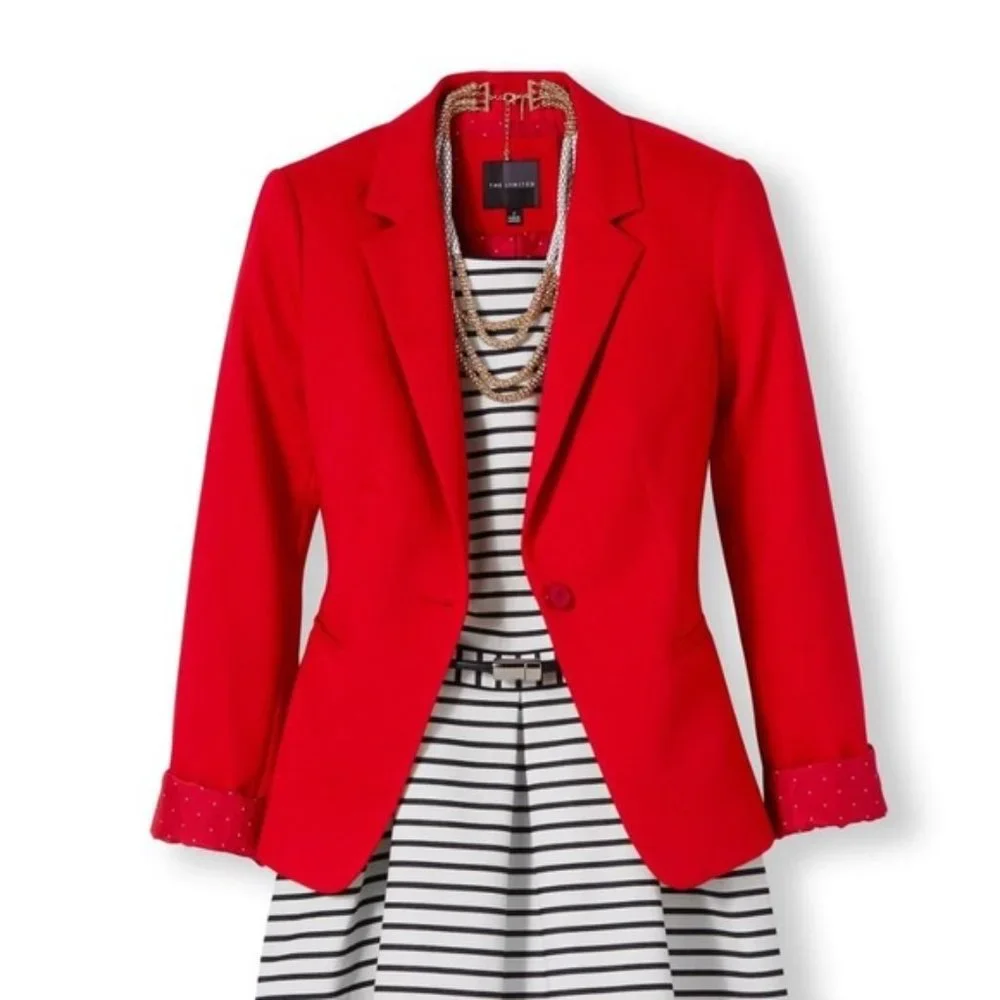 Gently Pre-Owned *The Limited* Red Blazer